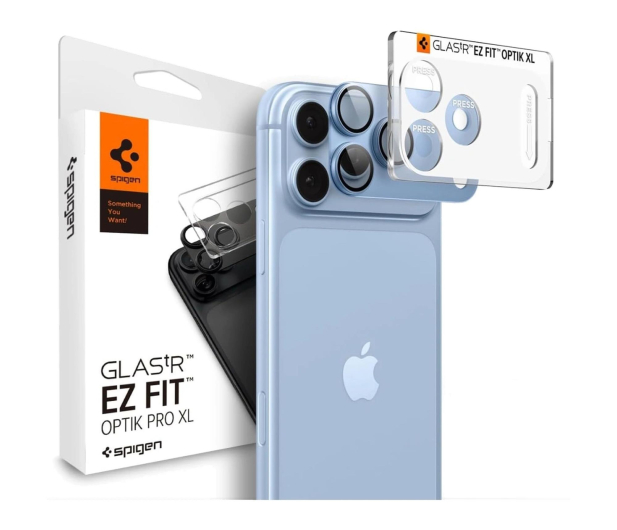 Spigen Glass tR EZ Fit Optik Pro XL 1 Pack do iPhone 18 Pro (light - 1586395 - zdjęcie